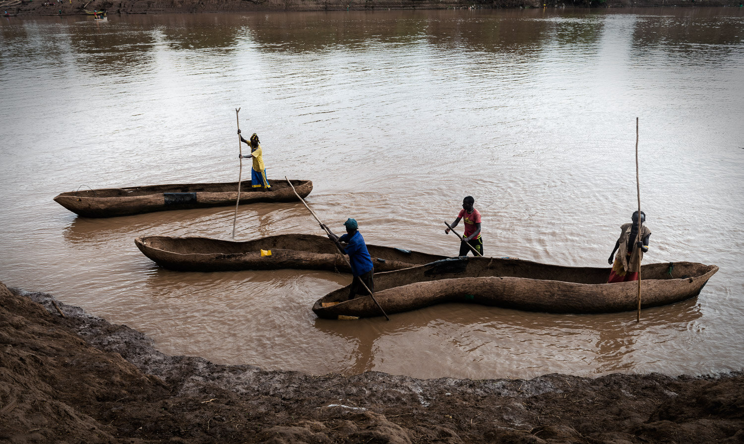 Dugout Canoes, Omo River, Ethiopia