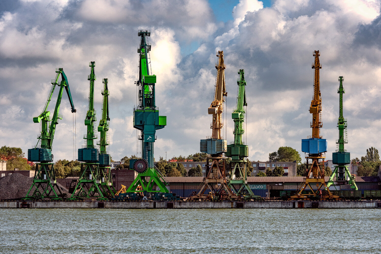 Dockyard Cranes, Klaepeda, Lithuania