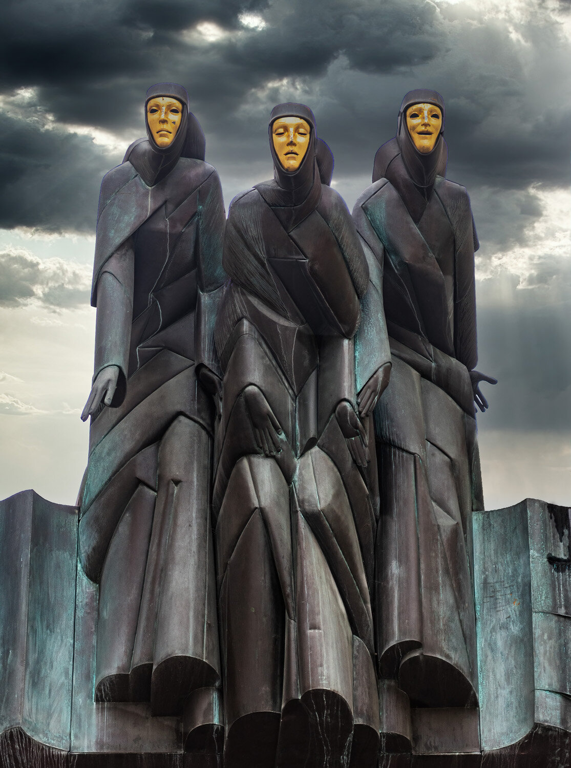 The Three Muses of Theatre, Lithuanian Drama Theatre, Vilnius, Lithuania
