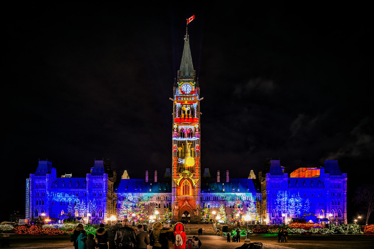 Centre Block & Peace Tower, Canadian Parliament Buildings, Ottawa, Ontario, Canada