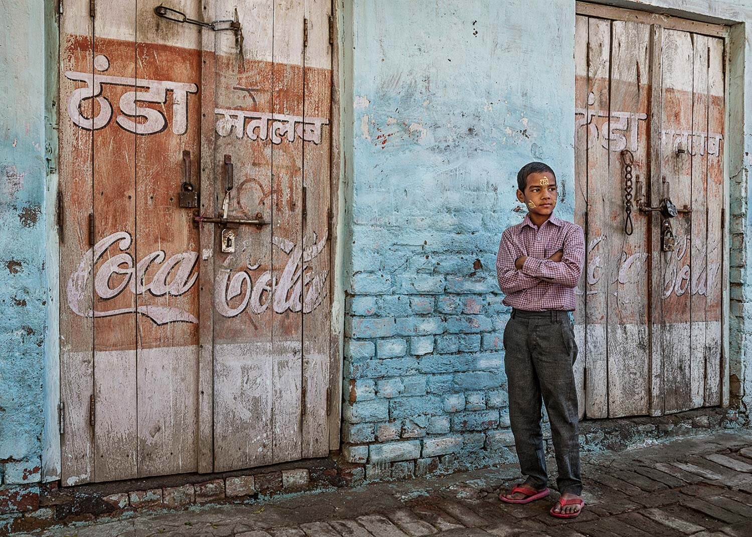 Boy in Nandgaon, India