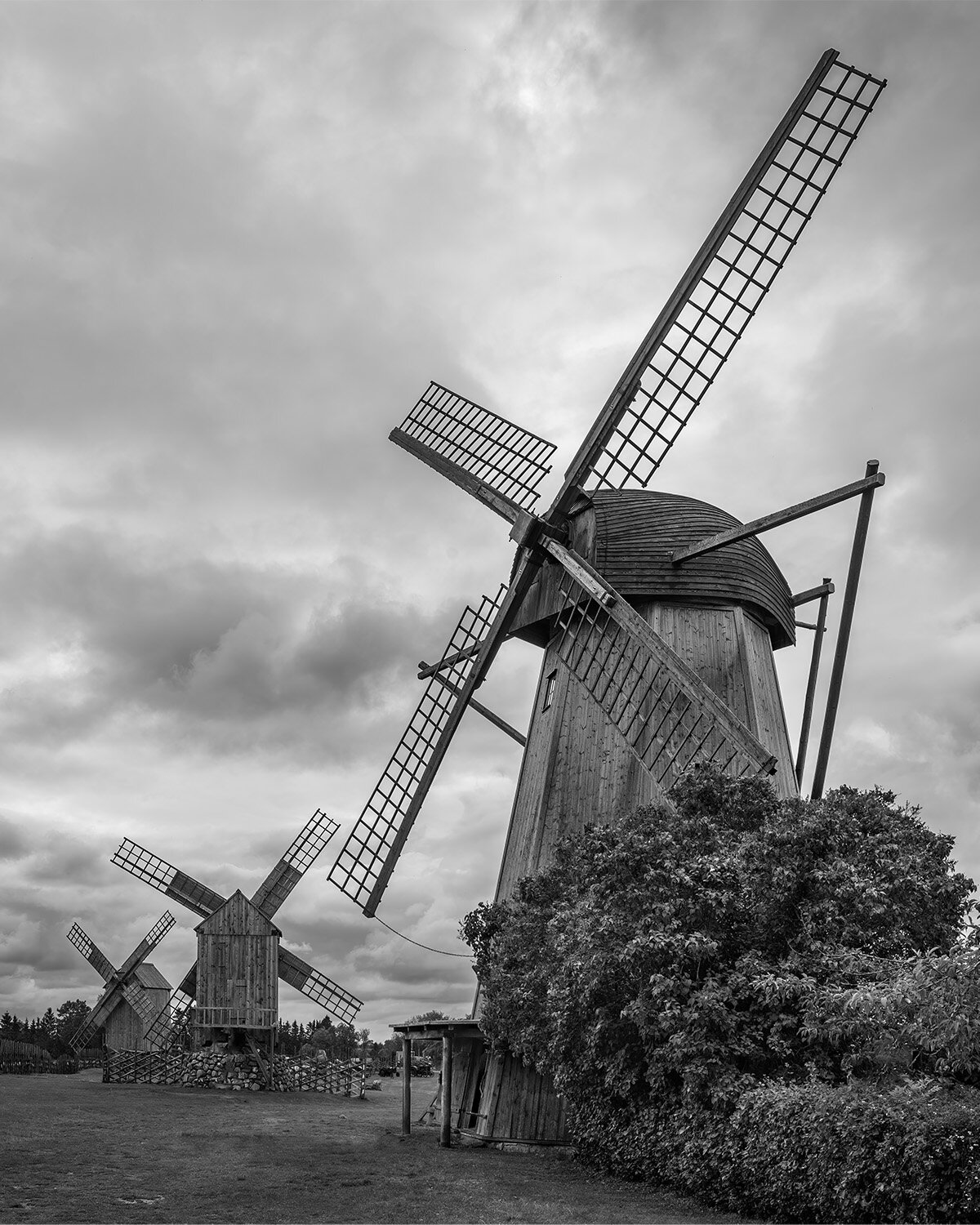 Angla Windmills, Saaremaa Island, Estonia