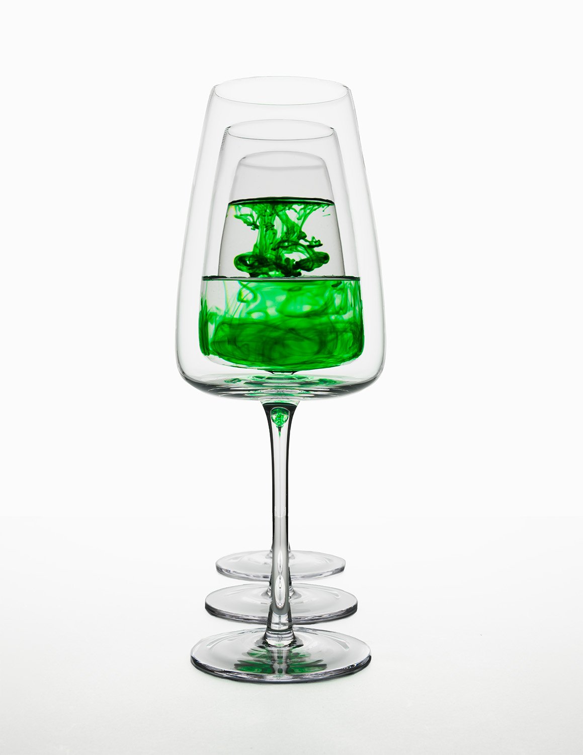 Wine Glass - Green