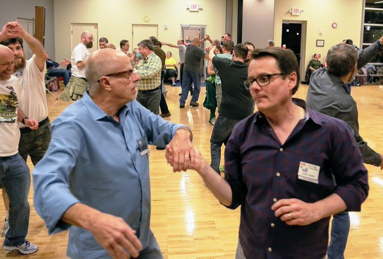   Jeff and John dancing at the 2015 Atlanta Fly-in  