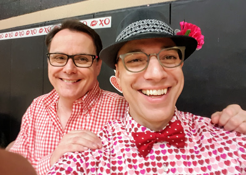   John and Mark at MCASD's Feb 21, 2016 Sweetheart Dance  