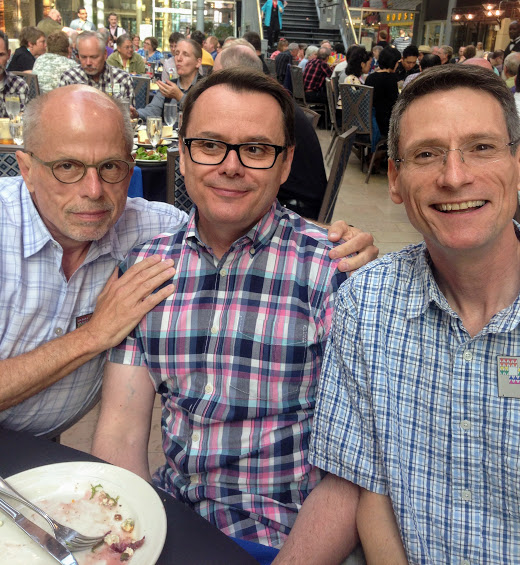   Jeff Hutchins, John Wood and David Stewart at the St. Louis Convention, May 26, 2015  