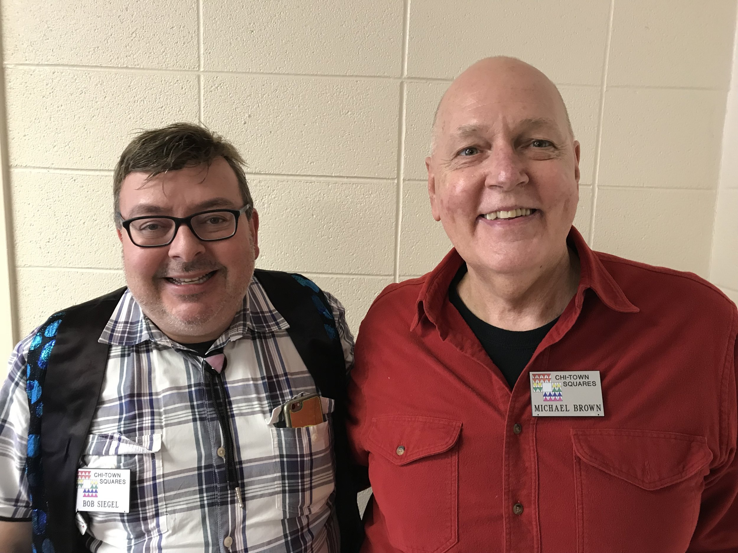   Bob and Michael at MCASD's 57th Annual Sweetheart Dance, 2/19/2017, at Trinity Lutheran Church in Roselle  