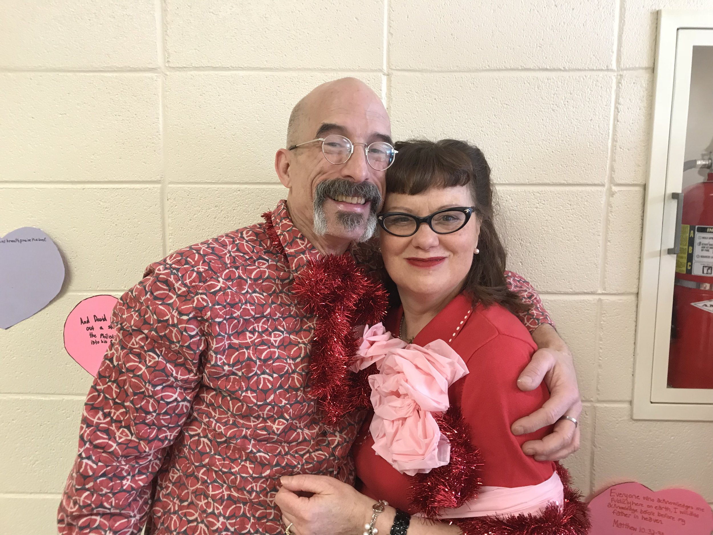   Penny and Diva, our Sweetheart Couple at MCASD's 57th Annual Sweetheart Dance, 2/19/2017, at Trinity Lutheran Church in Roselle  
