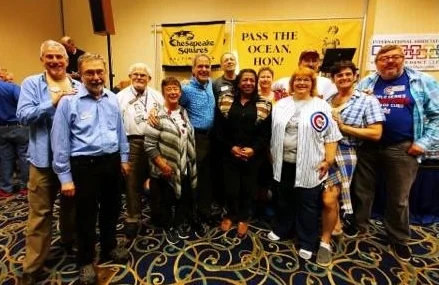 Al, Barb, Michael, Cameron, Sandie, Kathryn, Kathy, Dale, and Bob enjoying Rehoboth, April 28, 2018