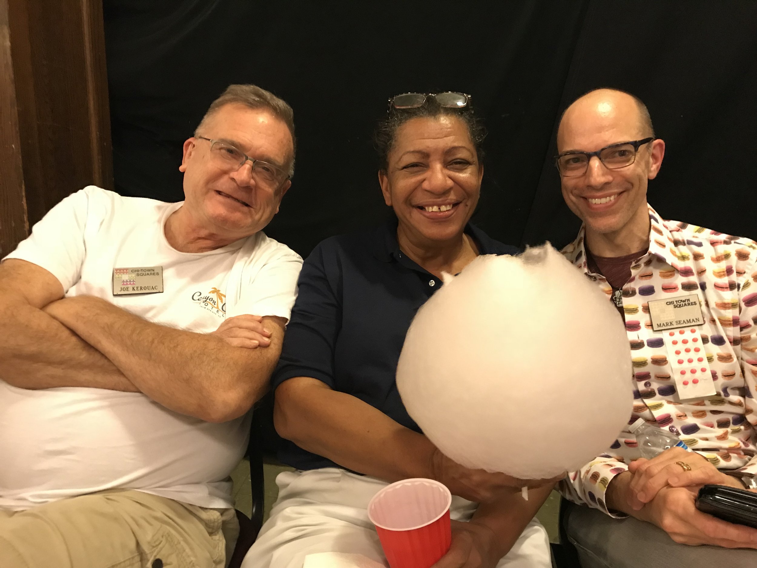  From the left, Joe Kerouac, Sandy Bryant and Mark Seaman 