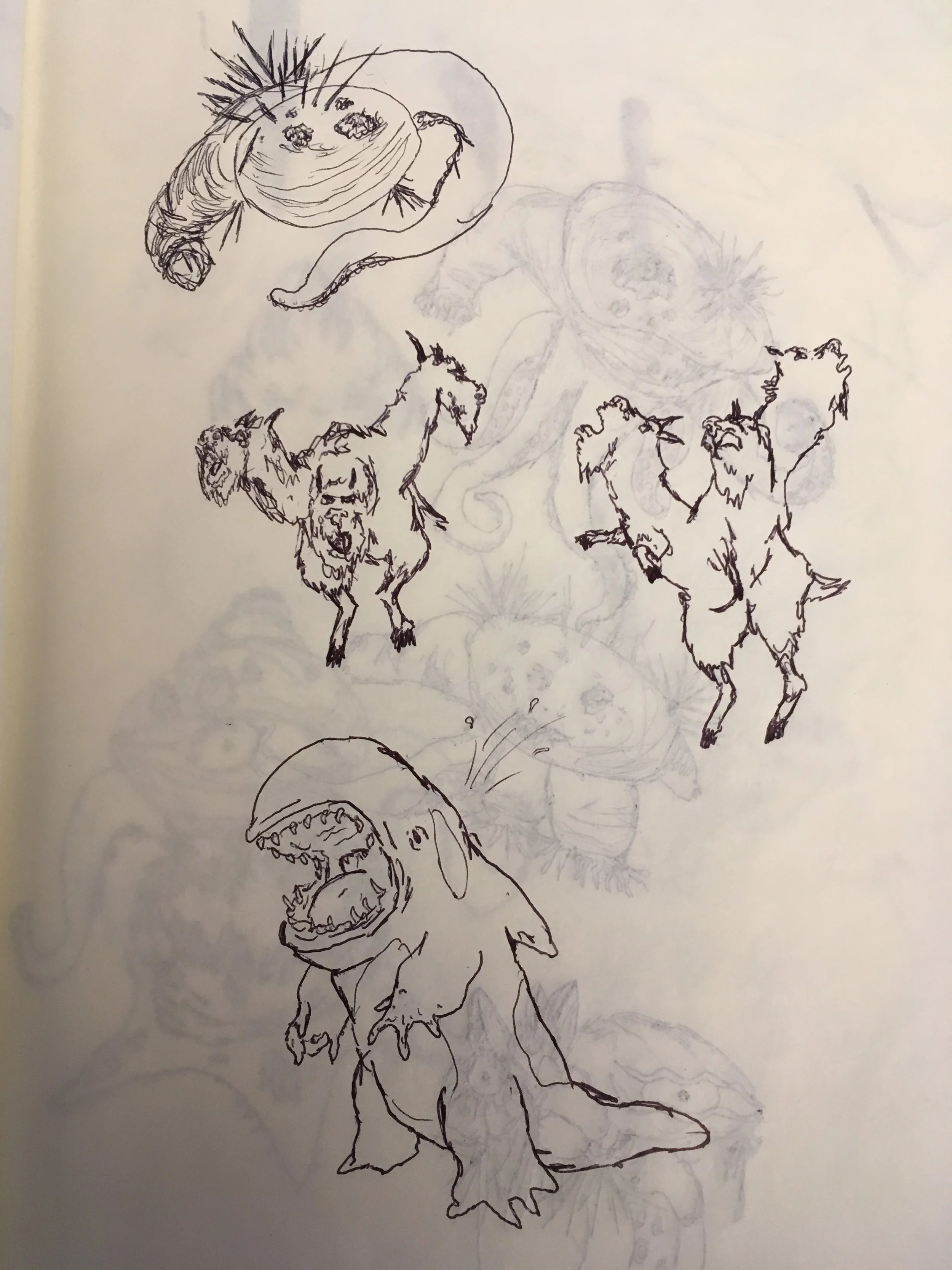 Early concept sketch. 