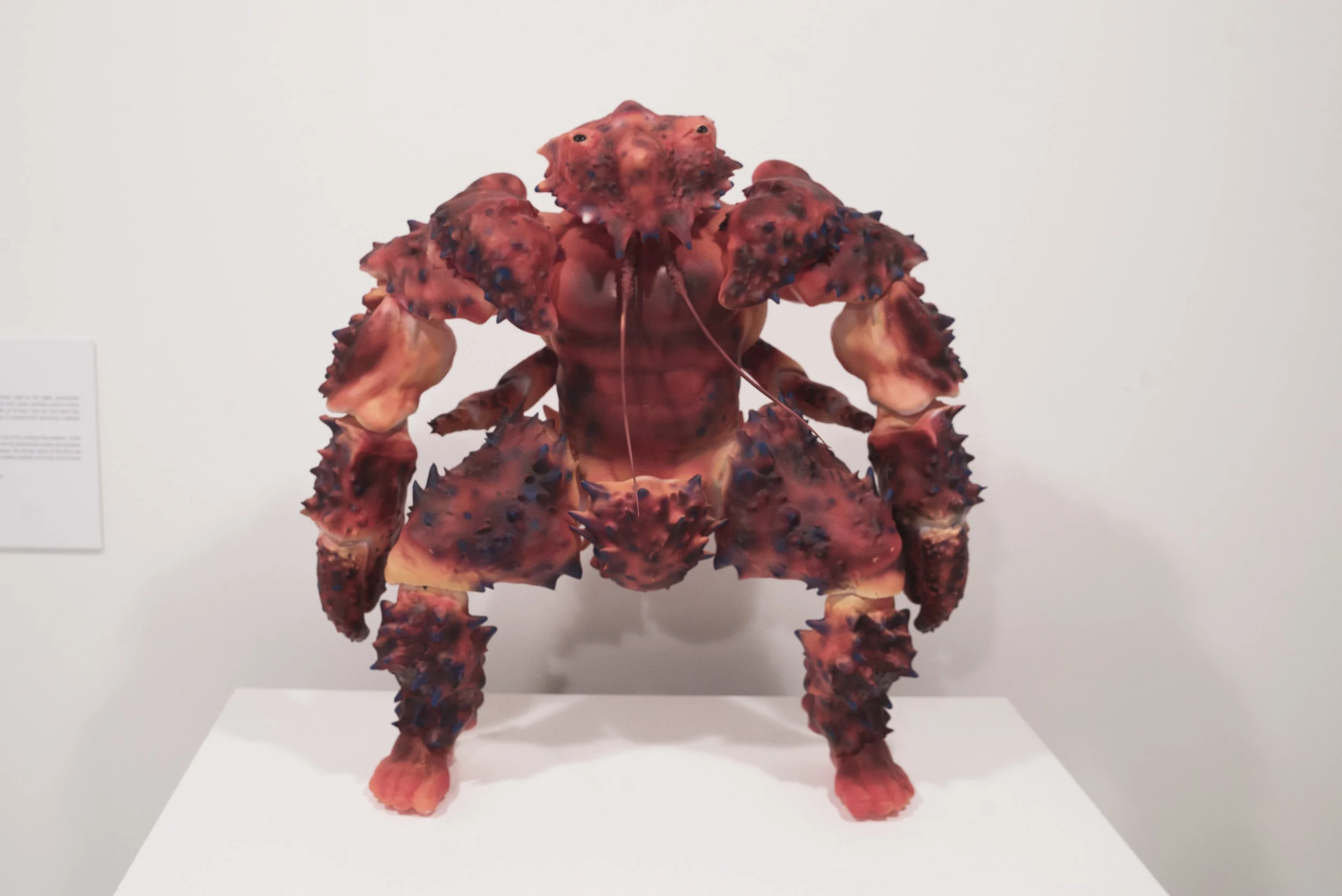 3D printed, resin finished, airbrushed and finished with a matte coat.