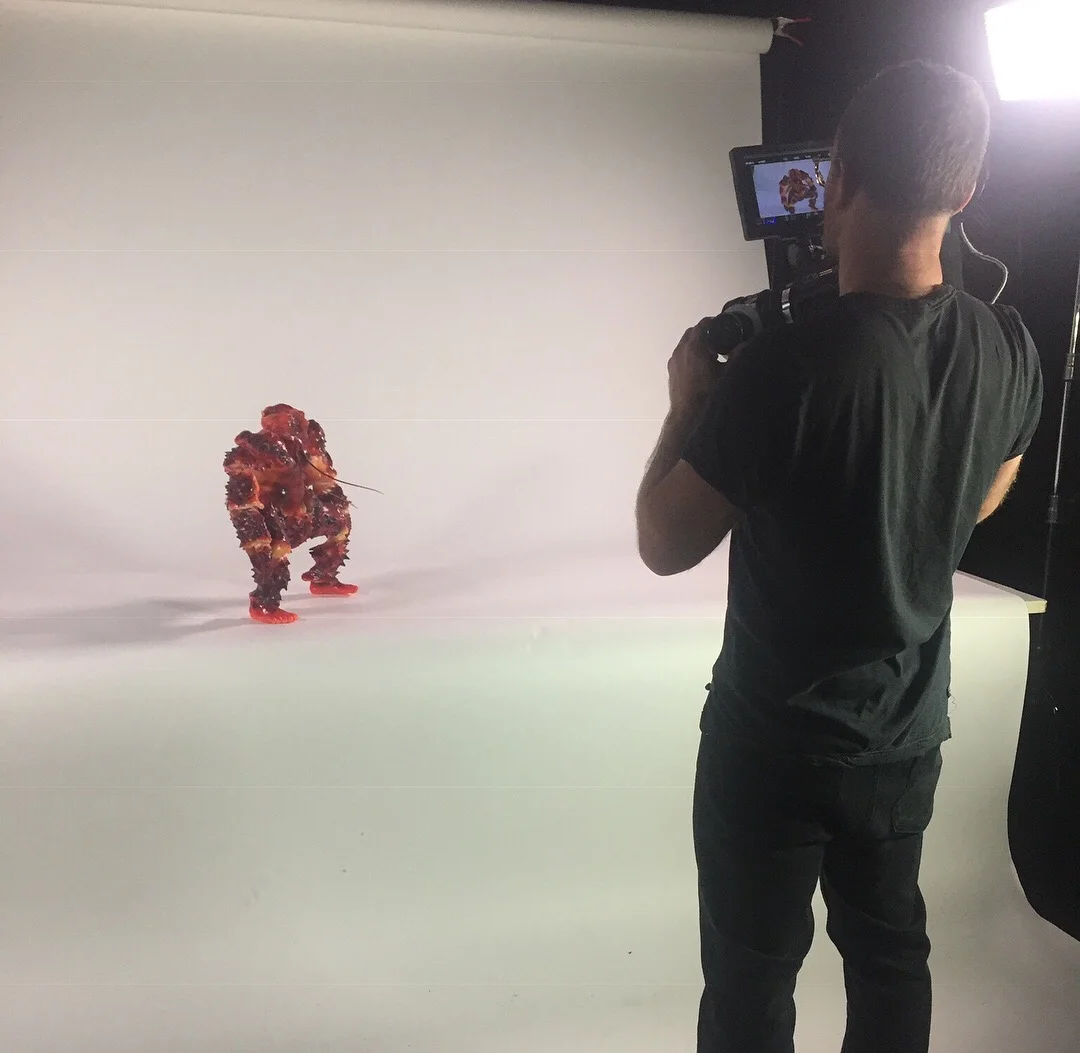 Sculpture is 18 inches tall.