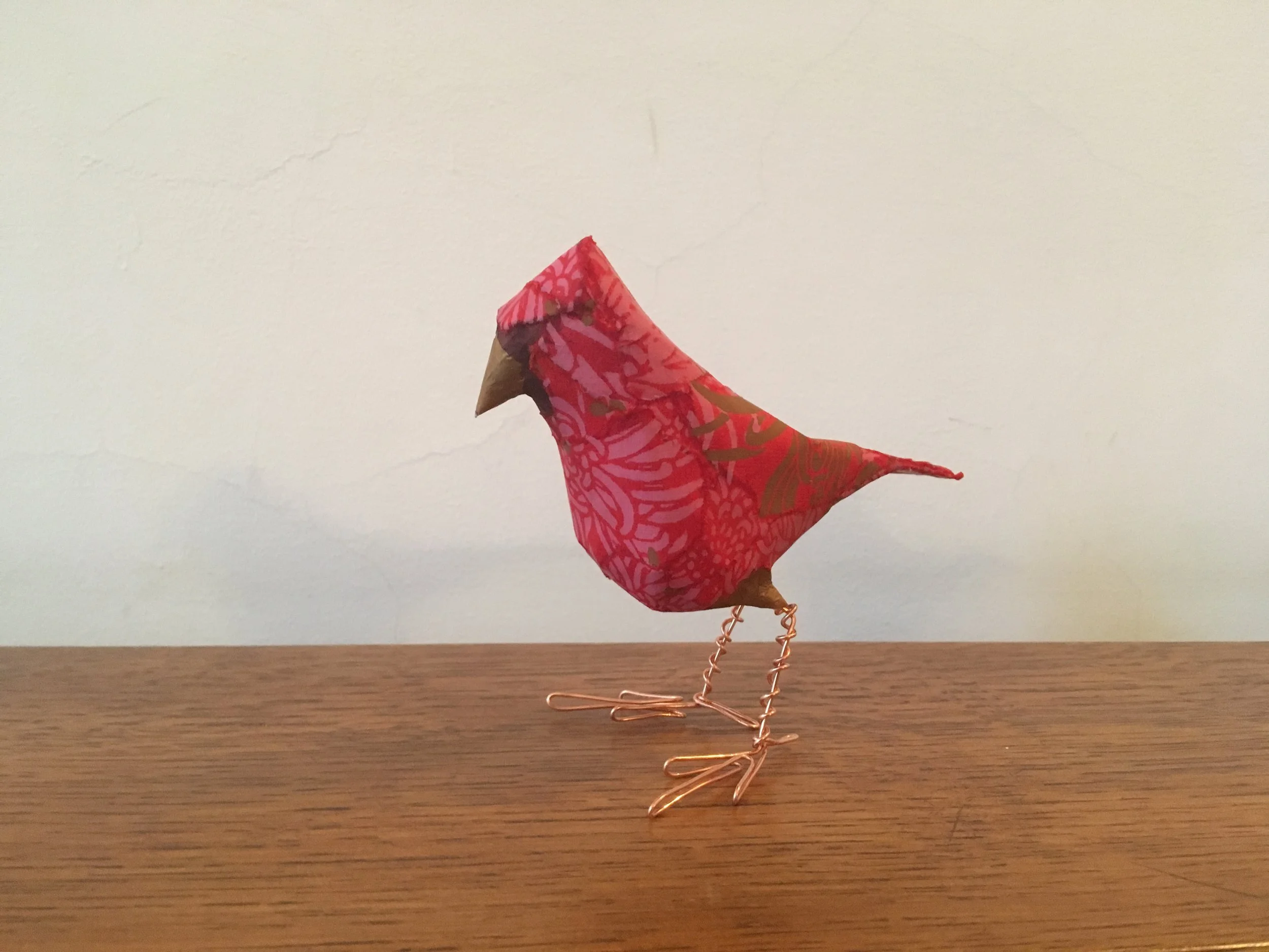 Japanese chrysanthemum tsutsumi cardinal bird