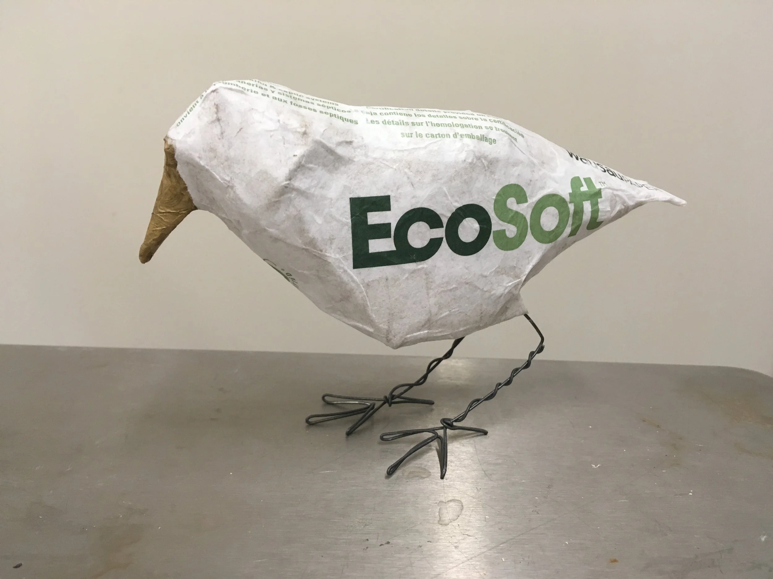 Ecosoft toilet paper roll wrapper bird