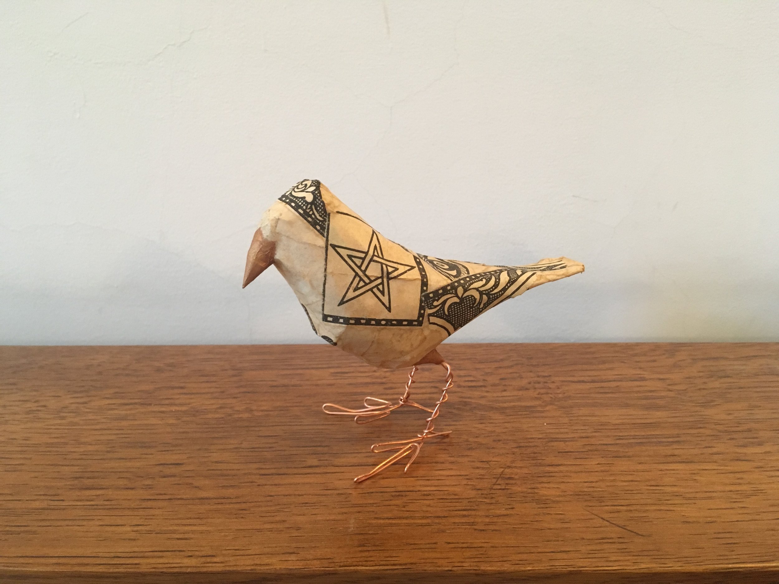 Moroccan spiritual symbols bird #2 (commission)