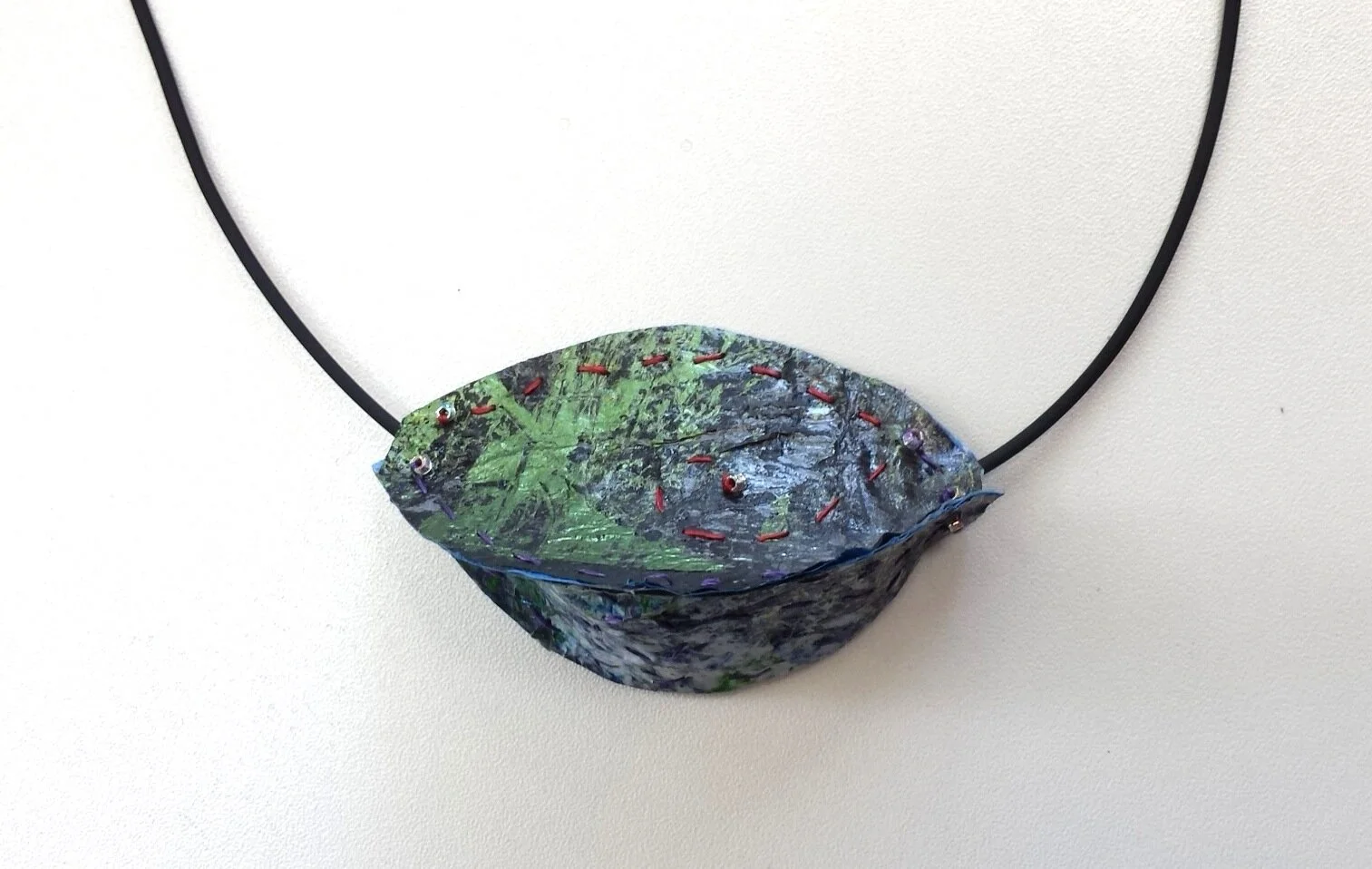 Sewn Pod Pendant