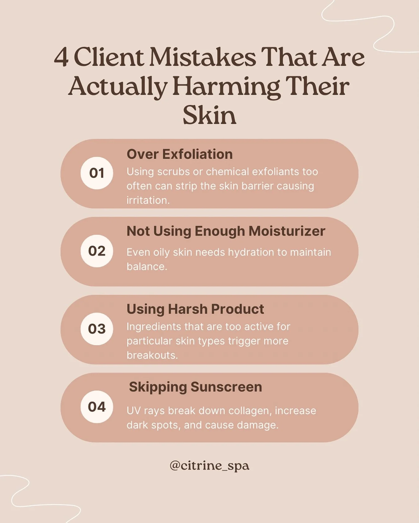 ✨Trust your esthetician✨
It is so important to follow the guidance your esthetician gives you. Skipping aftercare or crucial steps in your customized routine can slow down your results.

Comment ⭐️ if you&rsquo;ve learned something new!
.
.
.
.
.
#ra