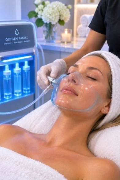 Oxygen facial treatment for skin rejuvenation in Raleigh NC