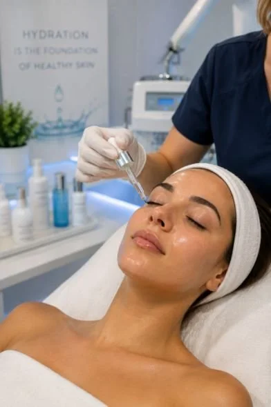 Hydrating facial for dry dehydrated skin in Raleigh NC