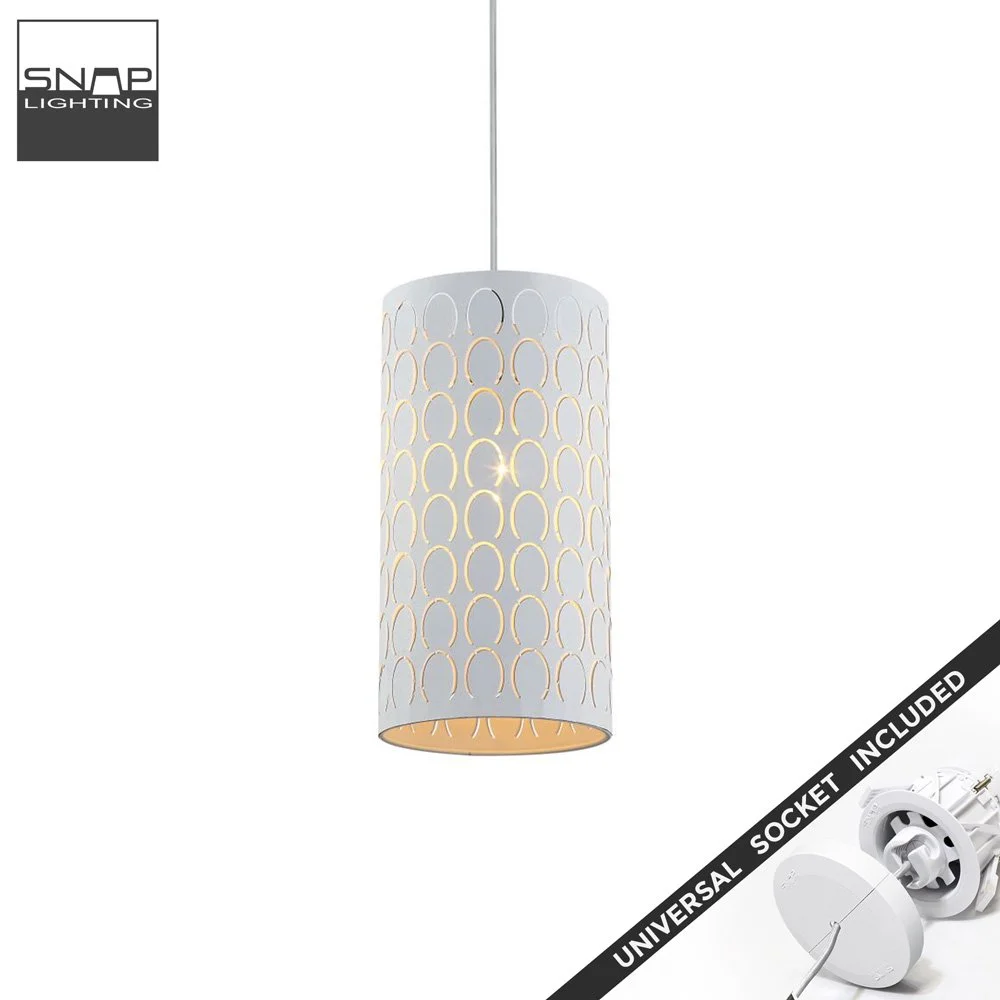 Snap Lighting — Hadley Black Mesh Pendant Light Kit