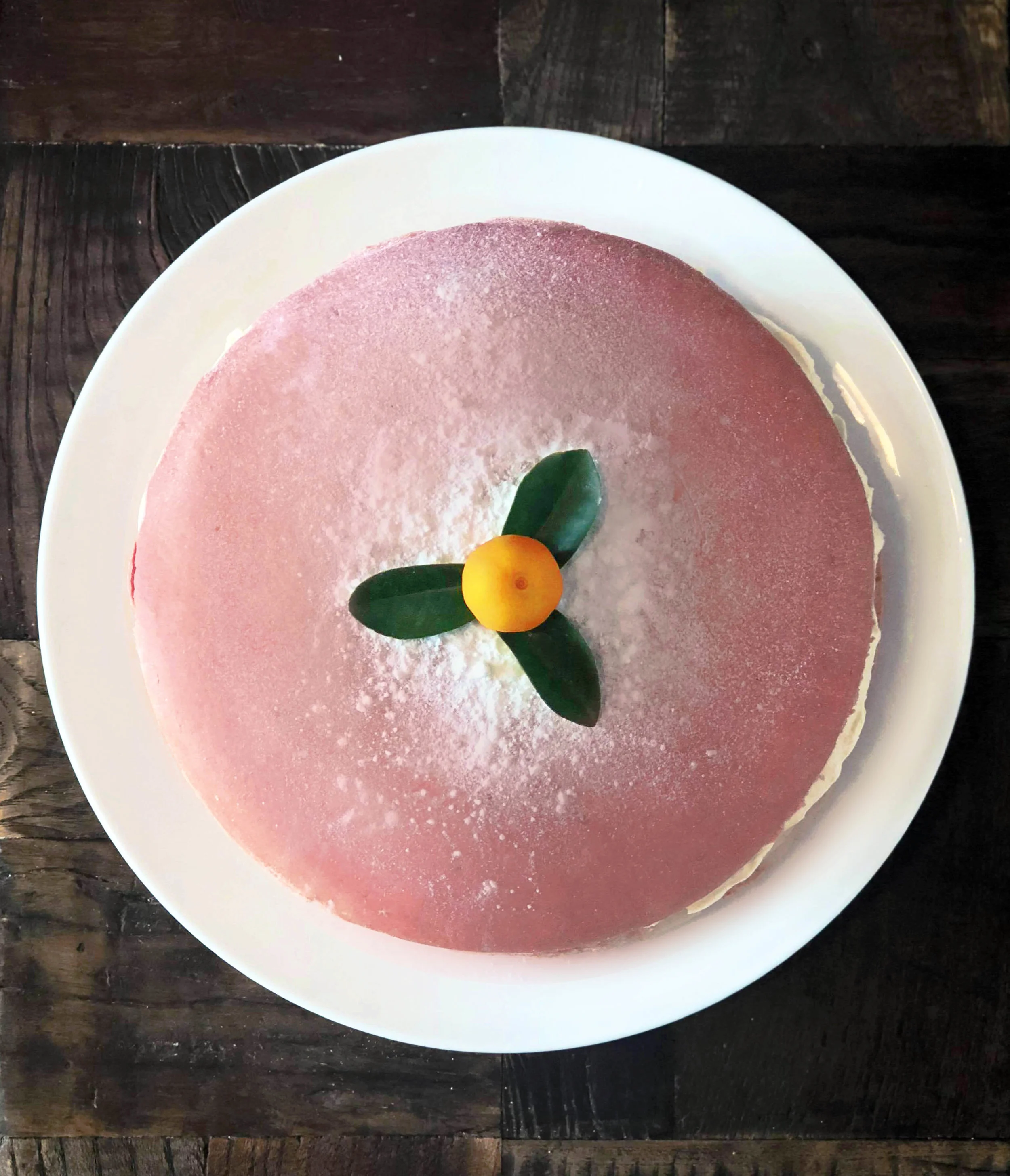 Rose Gold Lemon Sponge