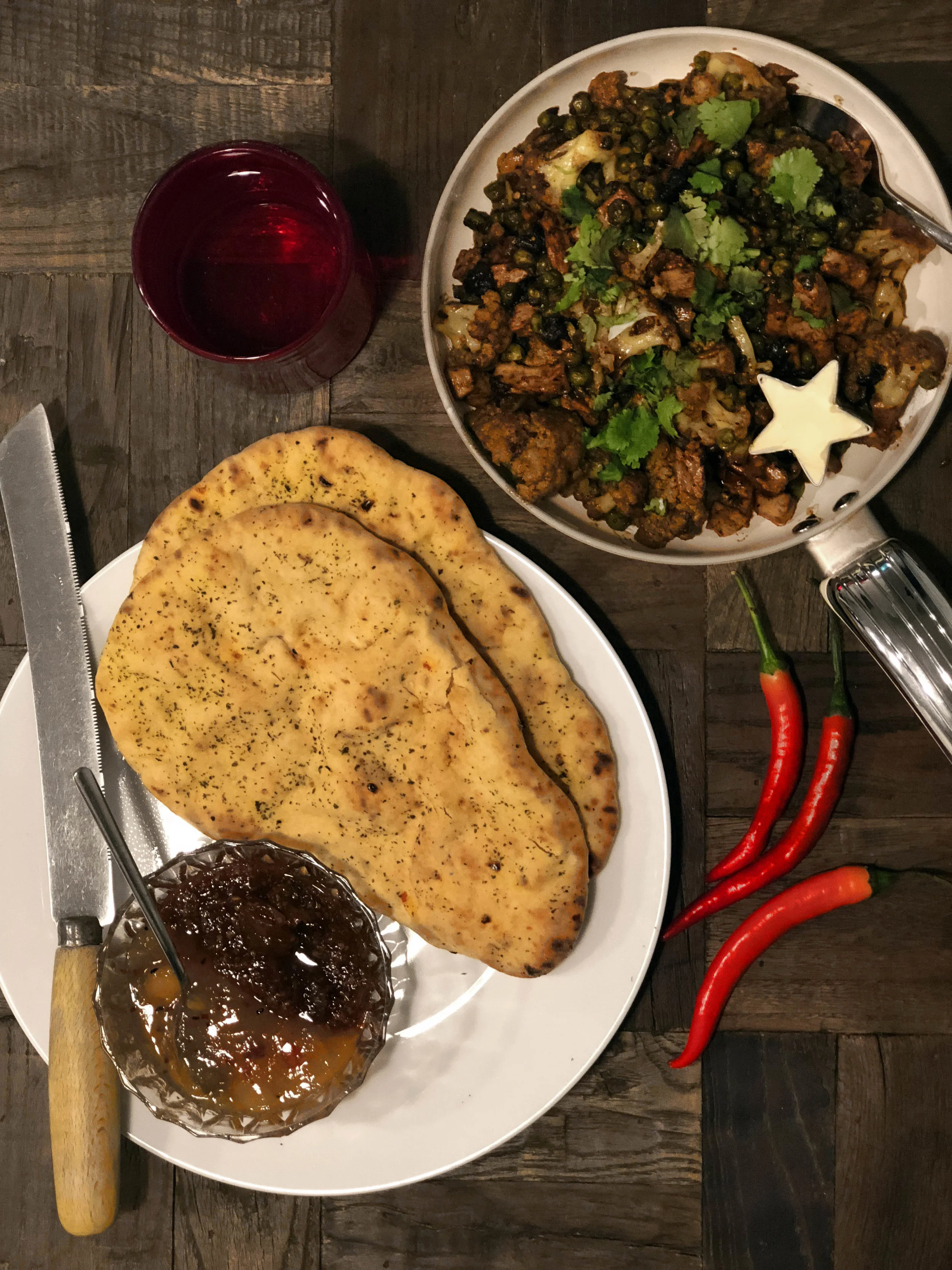 Coconut Paneer + Pea Curry 