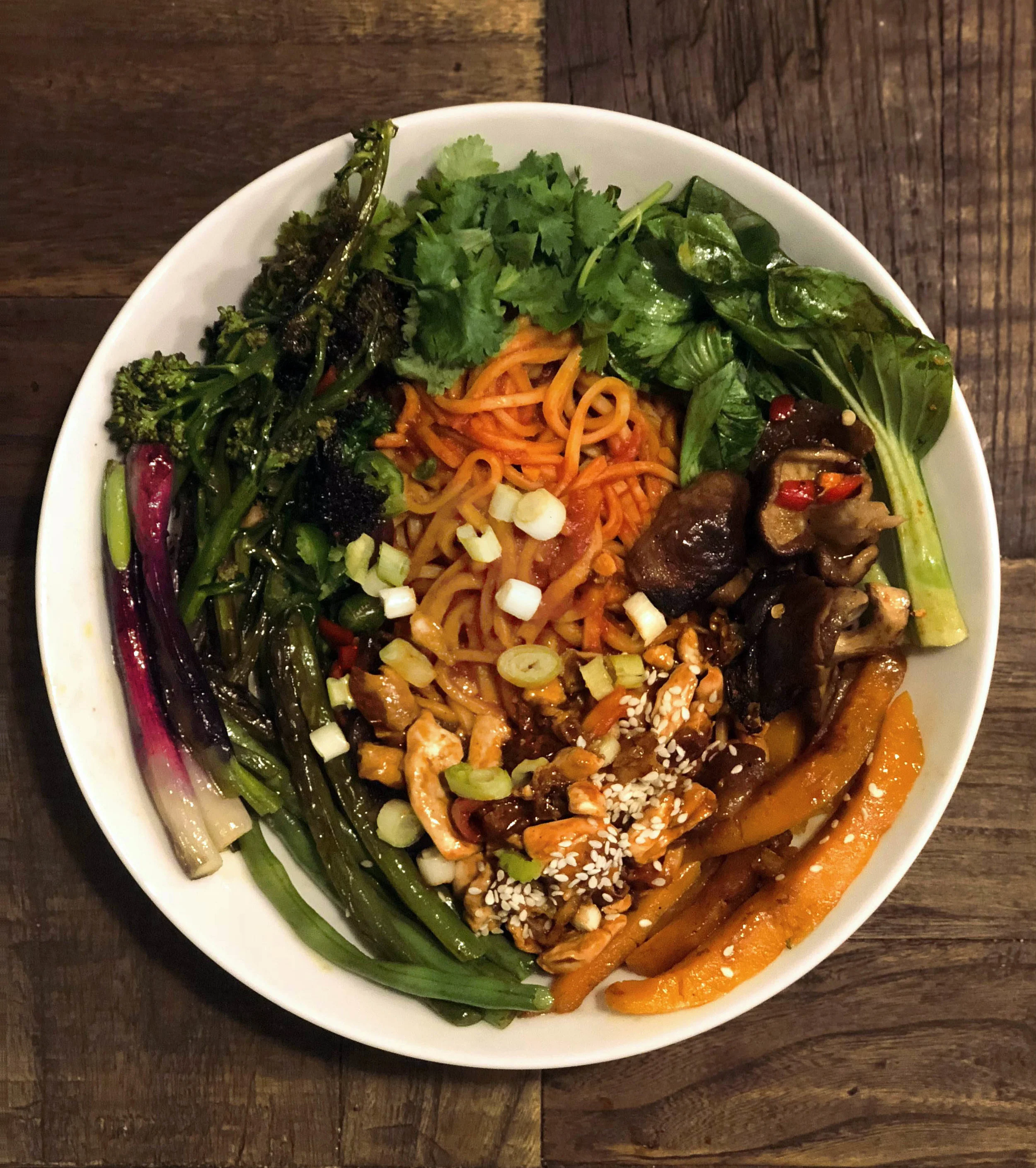 Rainbow Ramen Stir Fry