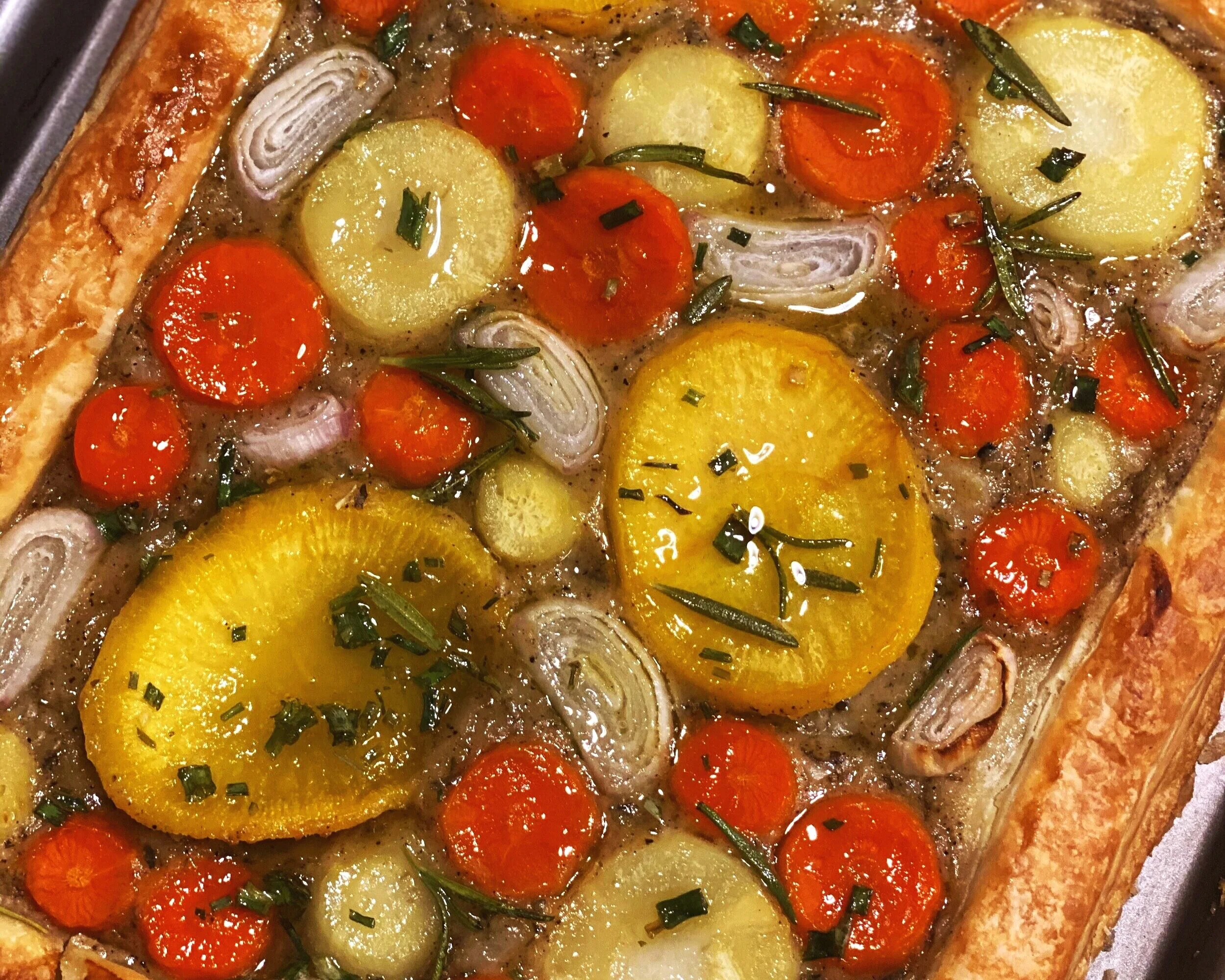 Winter Root Vegetable Tarte