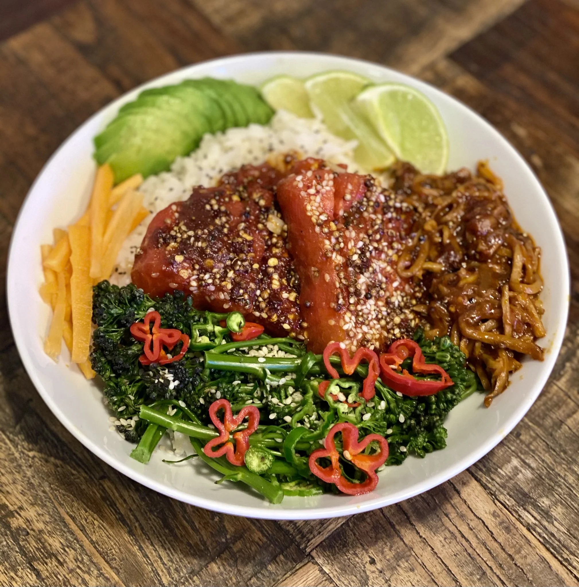 Raw Poki Tuna Bowl