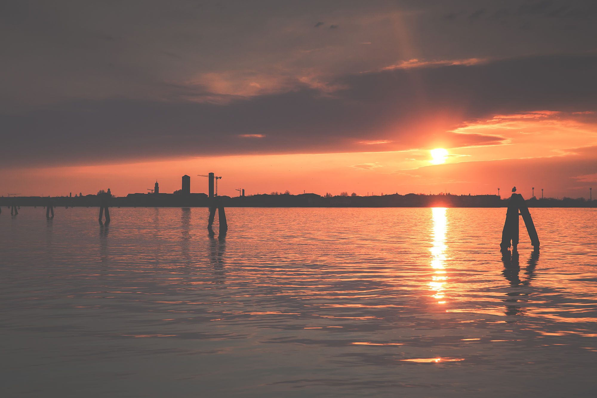 Sunset in Venice