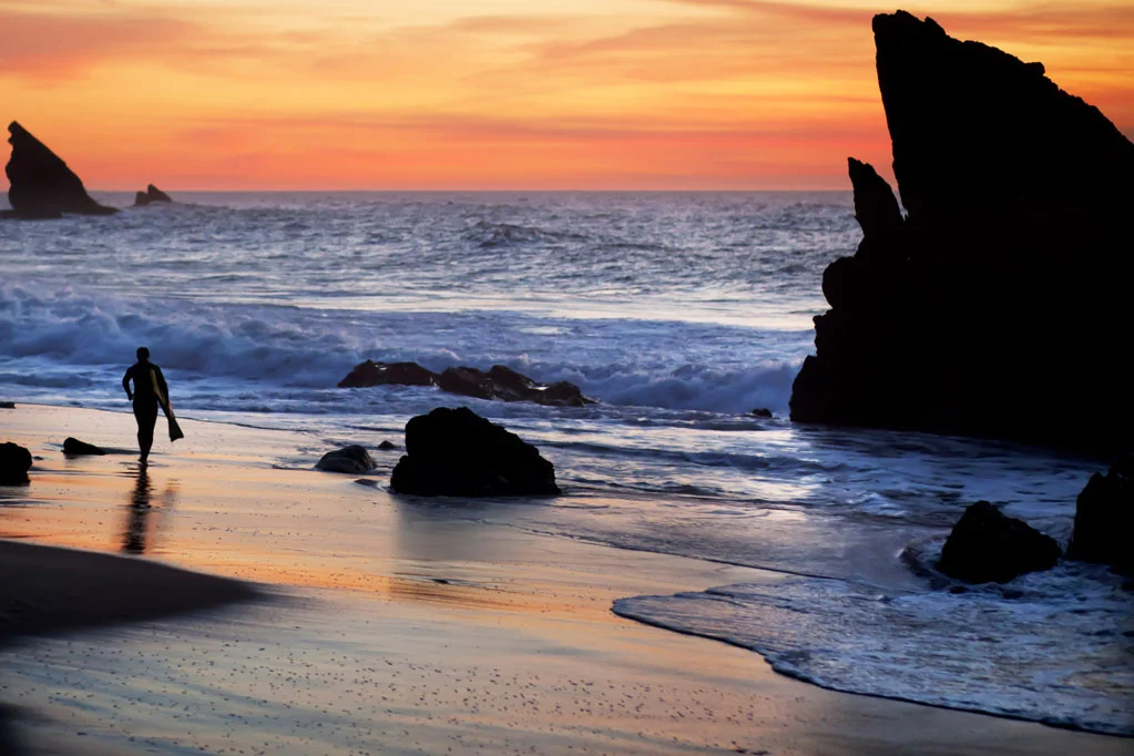 Adraga Beach in Sintra Natural Park