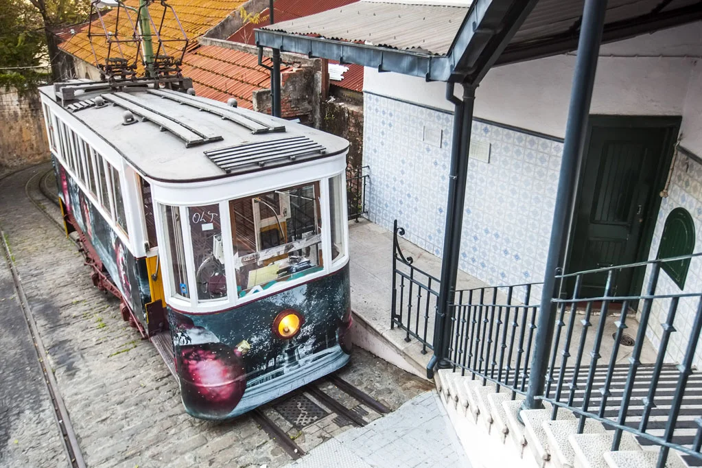 Lavra Funicular with Christmas Decoration