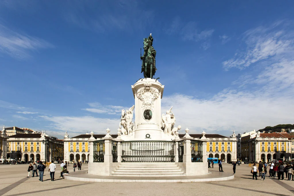 Statue of Jose I at Praca do Comercio
