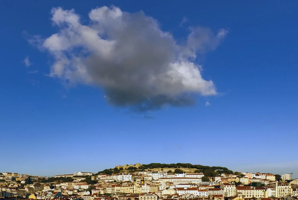 S. Jorge Castle at Sunset