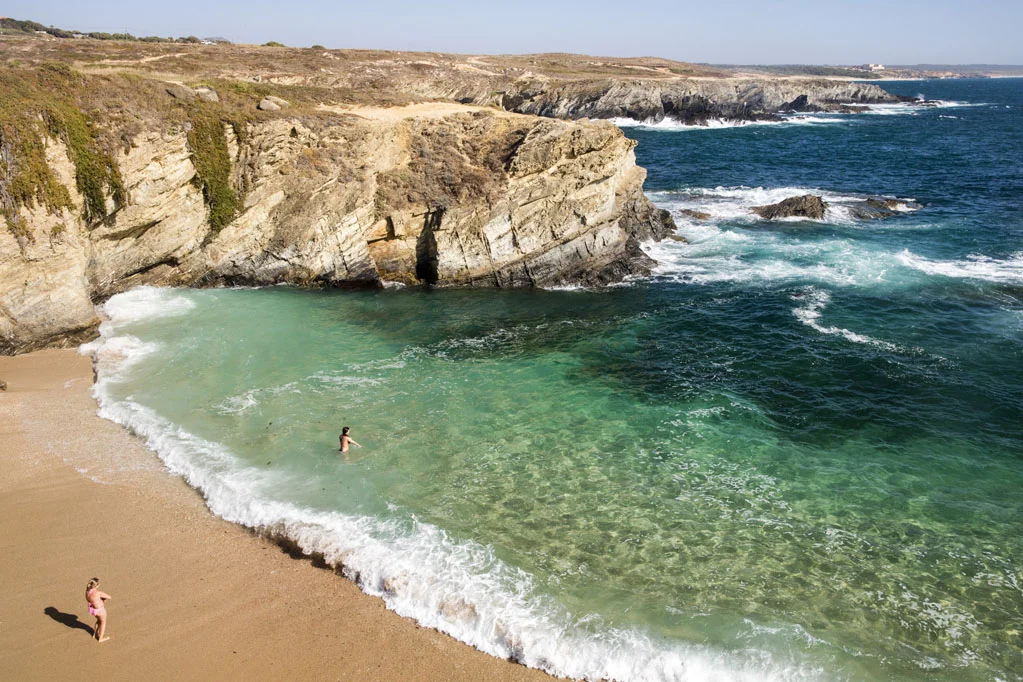 Cliff Beach in Porto Covo