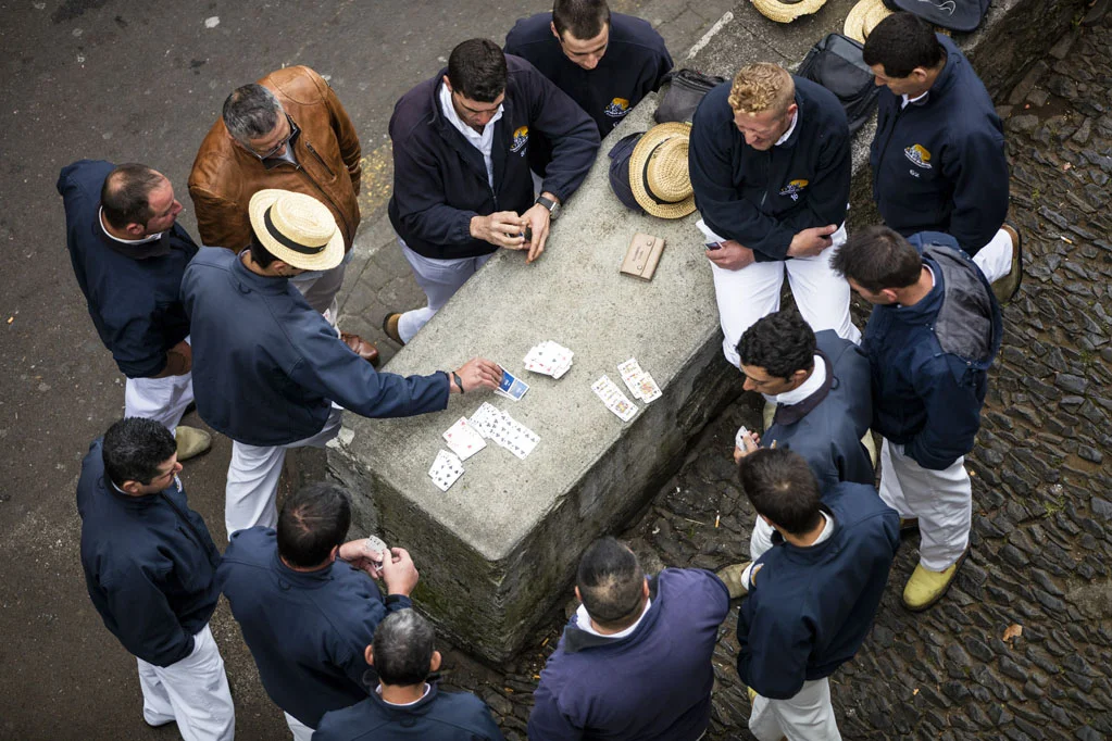 Group of Carreiros playing cards