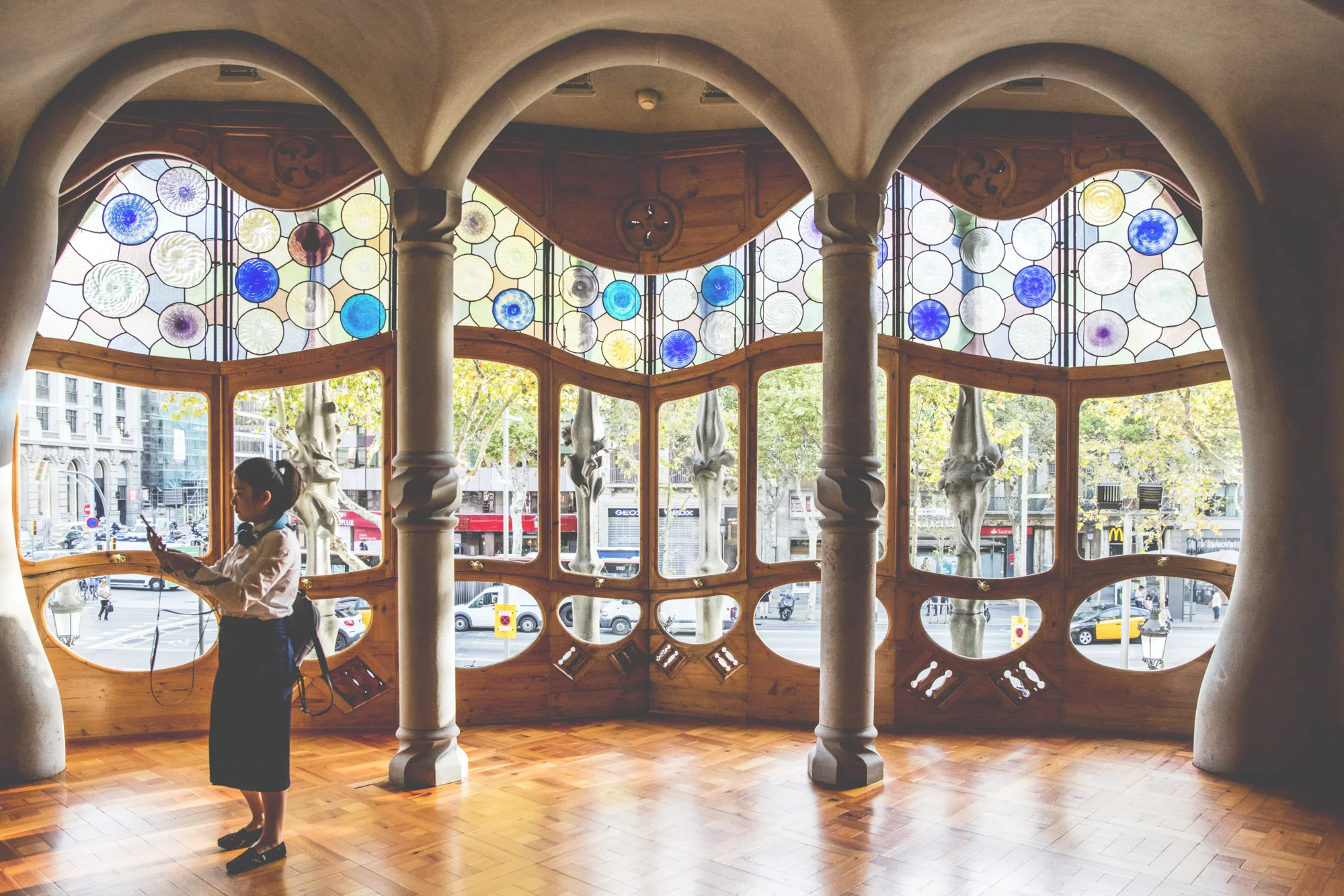 Casa Batllo in the Spanish city of Barcelona