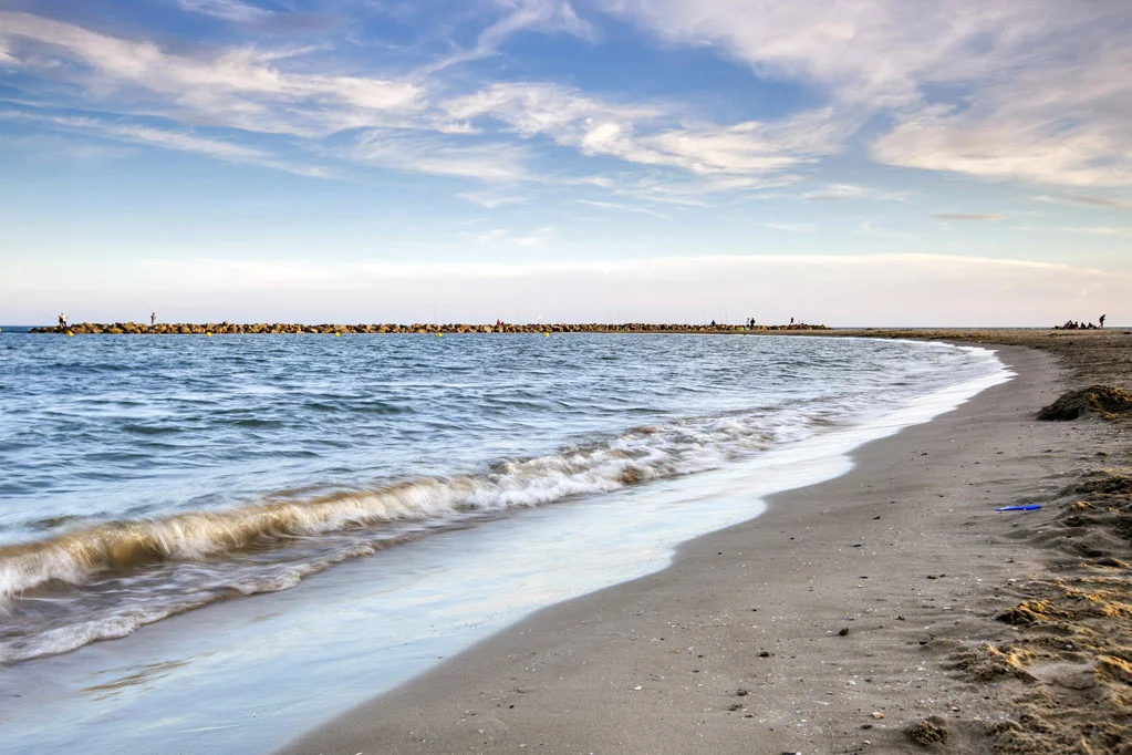 Beach in South of France