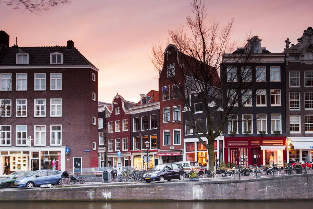 Sunset in Amsterdam