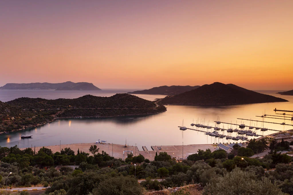 Sunset over Kas