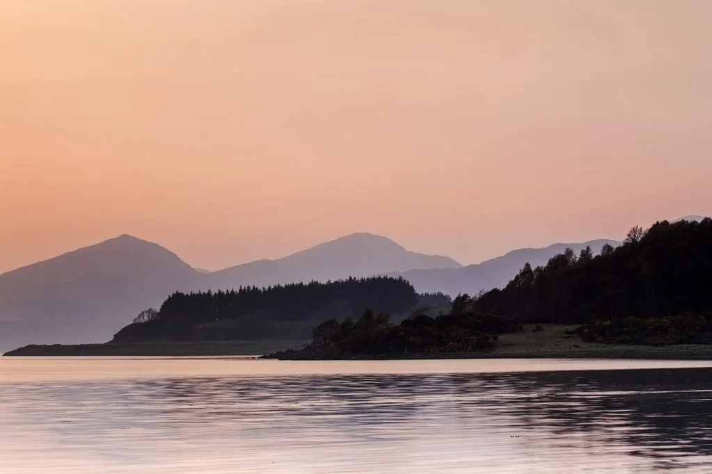 Sunset in the Scottish Highlands