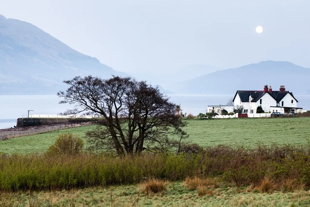 Twilight in the Scottish Highlands