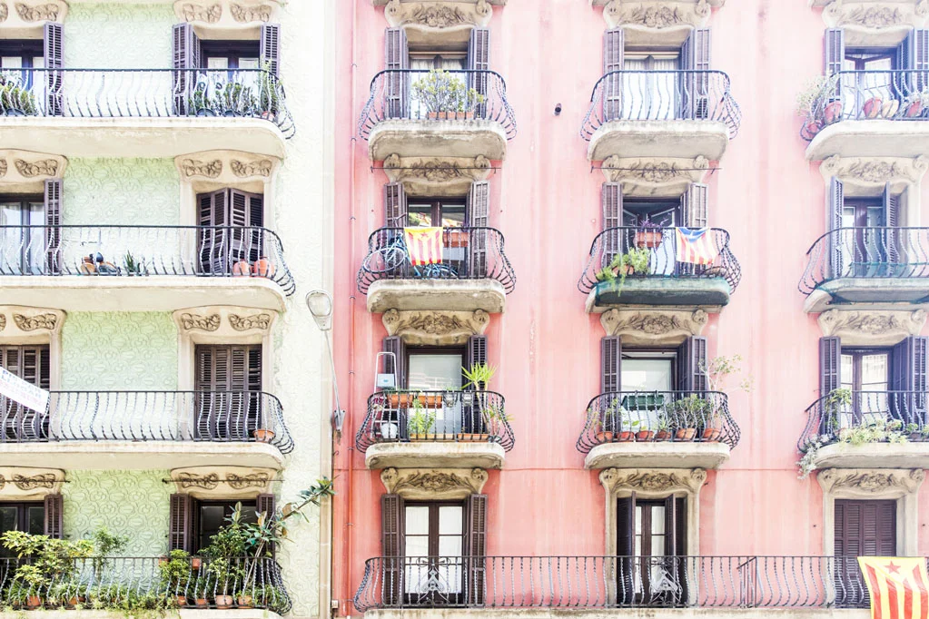 Facade in Barcelona