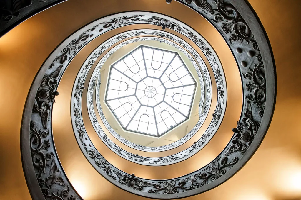 Stairs of Vatican Museum