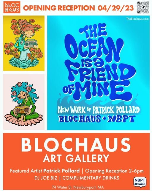 As part of @@nbptartwalk on April 29th, @theblochaus is hosting an opening reception for new works by Patrick Pollard. Make sure you include this one on your walk that supports local artists!