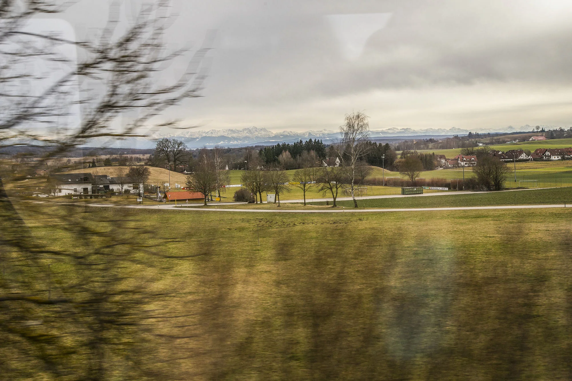 Train ride, Bavaria, Germany
