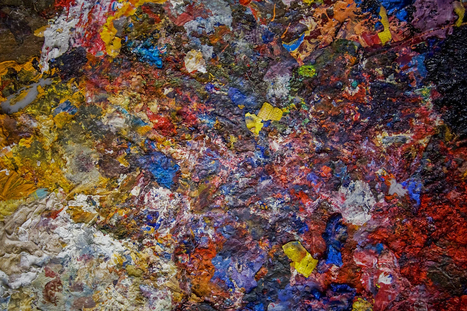 Ian Mesigwa's paint palette, 32 East Arts Trust | Kampala, Uganda