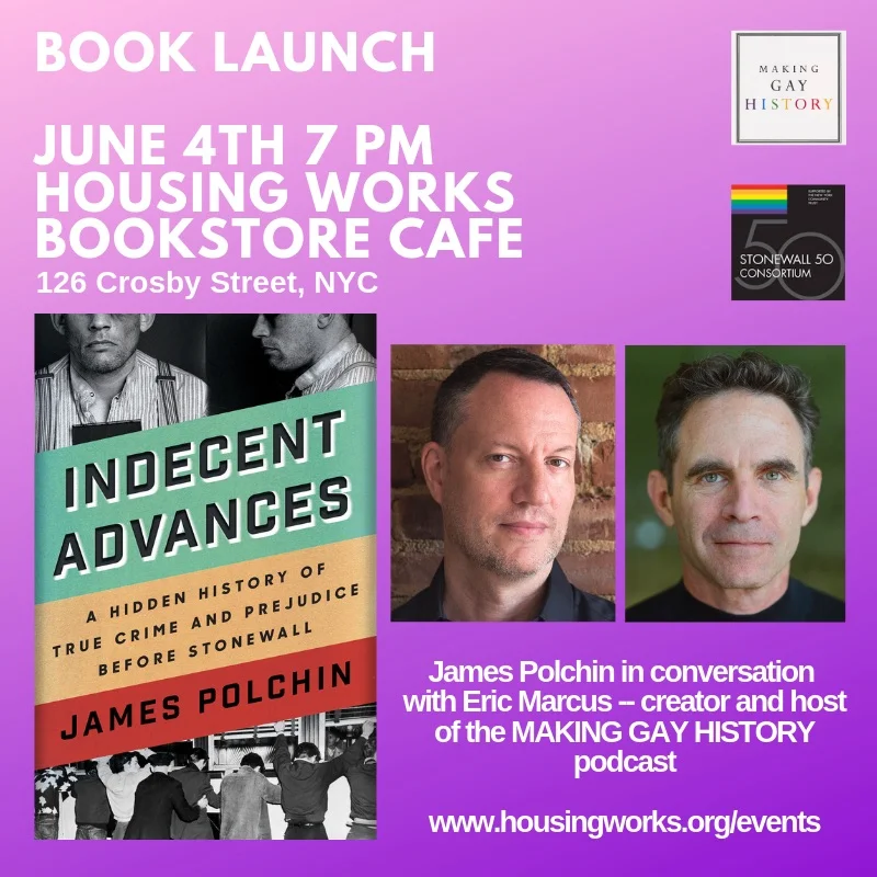 Book Launch June 4th at Housing Works Bookstore Cafe, NYC
