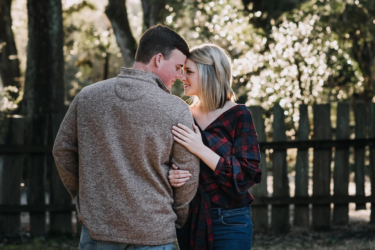 " I am in LOVE with our engagement photos! Jamey made sure to capture everything we wanted and we can not wait for our wedding day and for her to capture it!" Hali